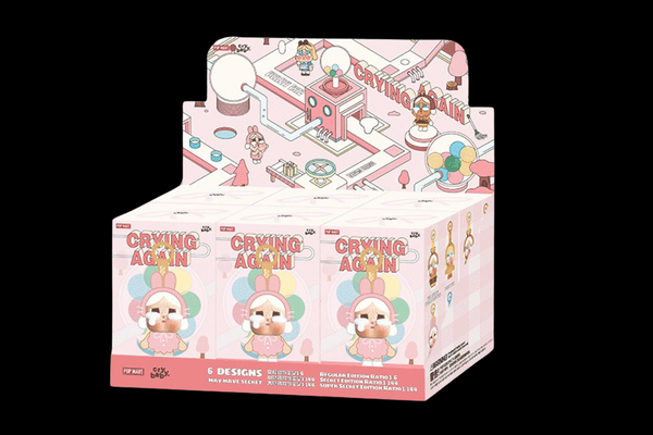 Pop Mart CryBaby Crying Again Series Vinyl Face Plush Sealed Case