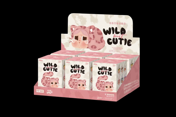 Pop Mart CRYBABY Wild but Cutie Series Vinyl Plush Pendant Sealed Case