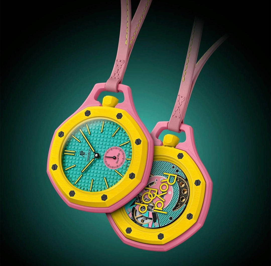 Swatch x Audemars Piguet Bioceramic Royal Pop Savonnette Otg Roz SSX03J100N