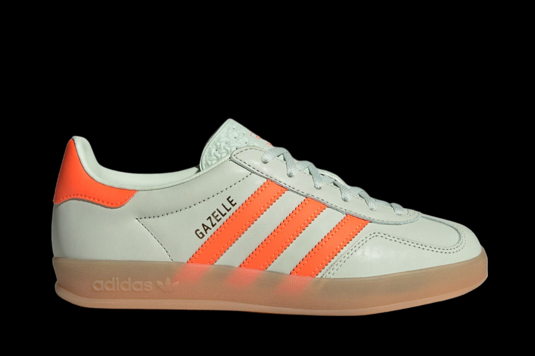adidas Gazelle Indoor Linen Green Solar Orange (W)