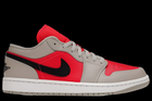 Jordan 1 Retro Low Light Iron Ore Siren Red (W)