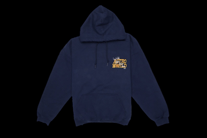 Travis Scott Astroworld Houston Exclusive Hoodie Blue