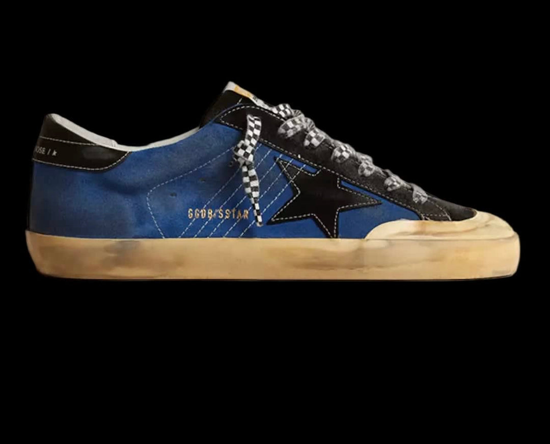 Super-Star blue with black suede star
