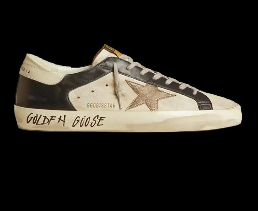 Men's Super-Star Leather with Gold Star