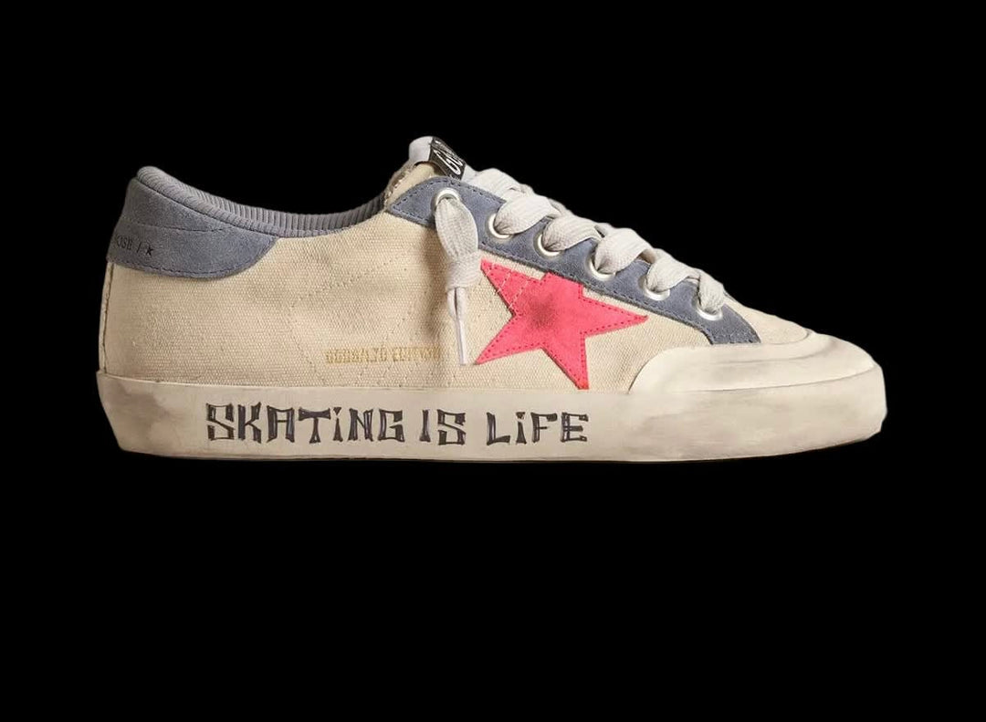 Super-Star Penstar LTD in canvas with lobster-colored suede star