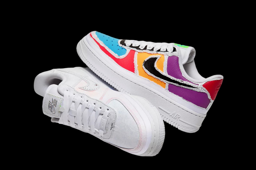 Nike Air Force 1 LX Reveal Black Swoosh (Women's)