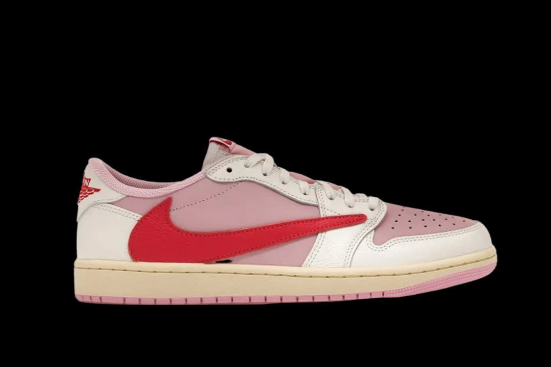 Jordan 1 Retro Low OG SP Travis Scott Sail Tropical Pink