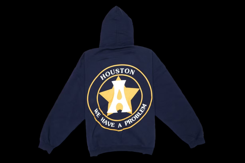 Travis Scott Astroworld Houston Exclusive Hoodie Blue