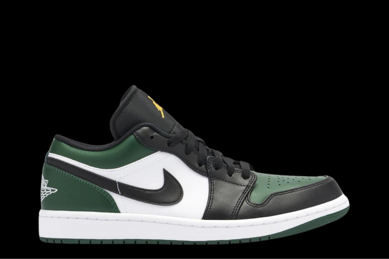 Jordan 1 low green toe
