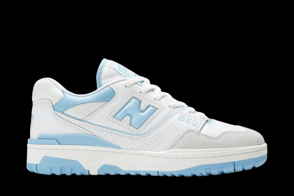 New Balance 550 White University Blue Grey Toe