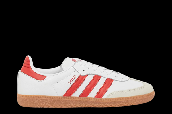 adidas Samba OG White Solar Red Gum (Women's)