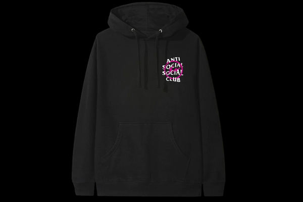 Anti Social Social Club x Fragment Pink Bolt Hoodie (FW19)