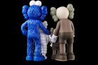 KAWS Family Vinyl Figures Brown/Blue/White