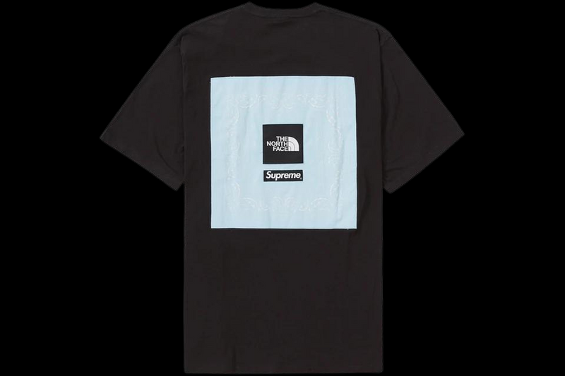 Supreme The North Face Bandana Tee Black