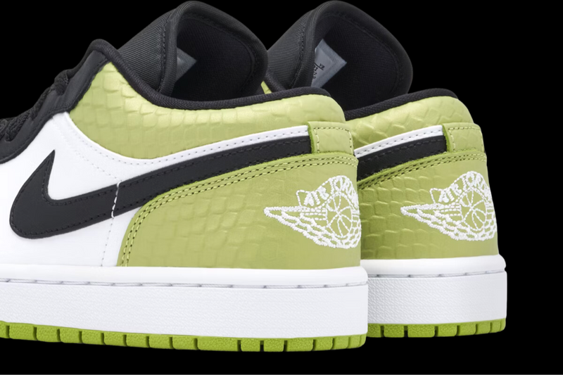 Jordan 1 Low Snakeskin Vivid Green (Women's)