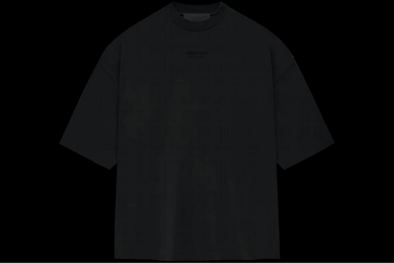 Fear of God Essentials Small Logo Tee Jet Black