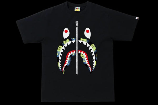 BAPE Storm Shark Tee Black/Black