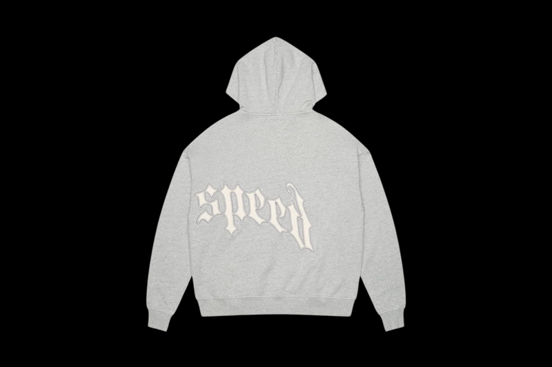 Godspeed OG Logo Hoodie V2 Heather Grey