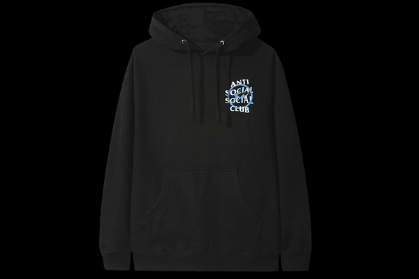Anti Social Social Club x Fragment Blue Bolt Hoodie (FW19)