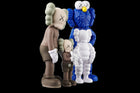 KAWS Family Vinyl Figures Brown/Blue/White