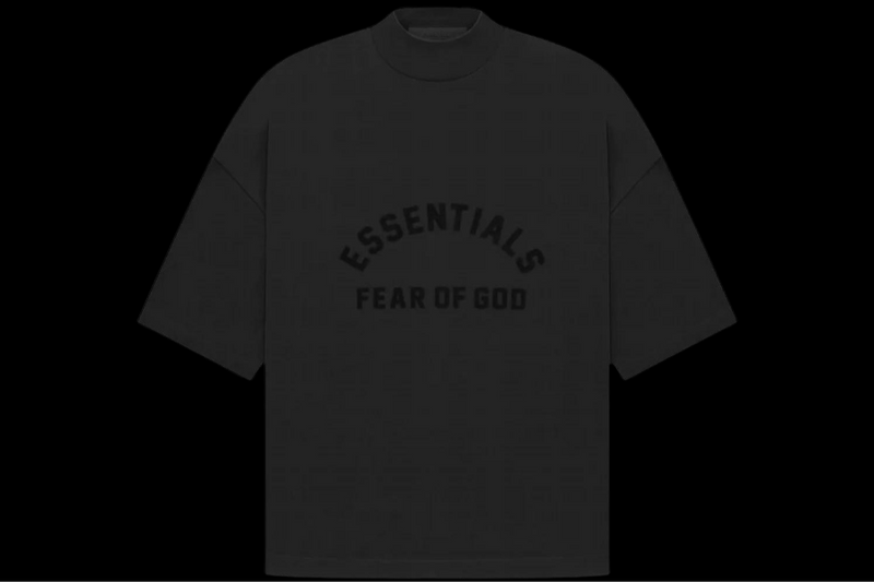 Fear of God Essentials Arch Logo Tee Jet Black