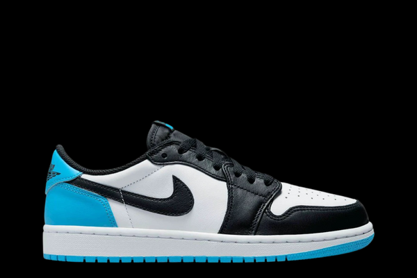 Jordan 1 Retro Low OG Black Dark Powder Blue