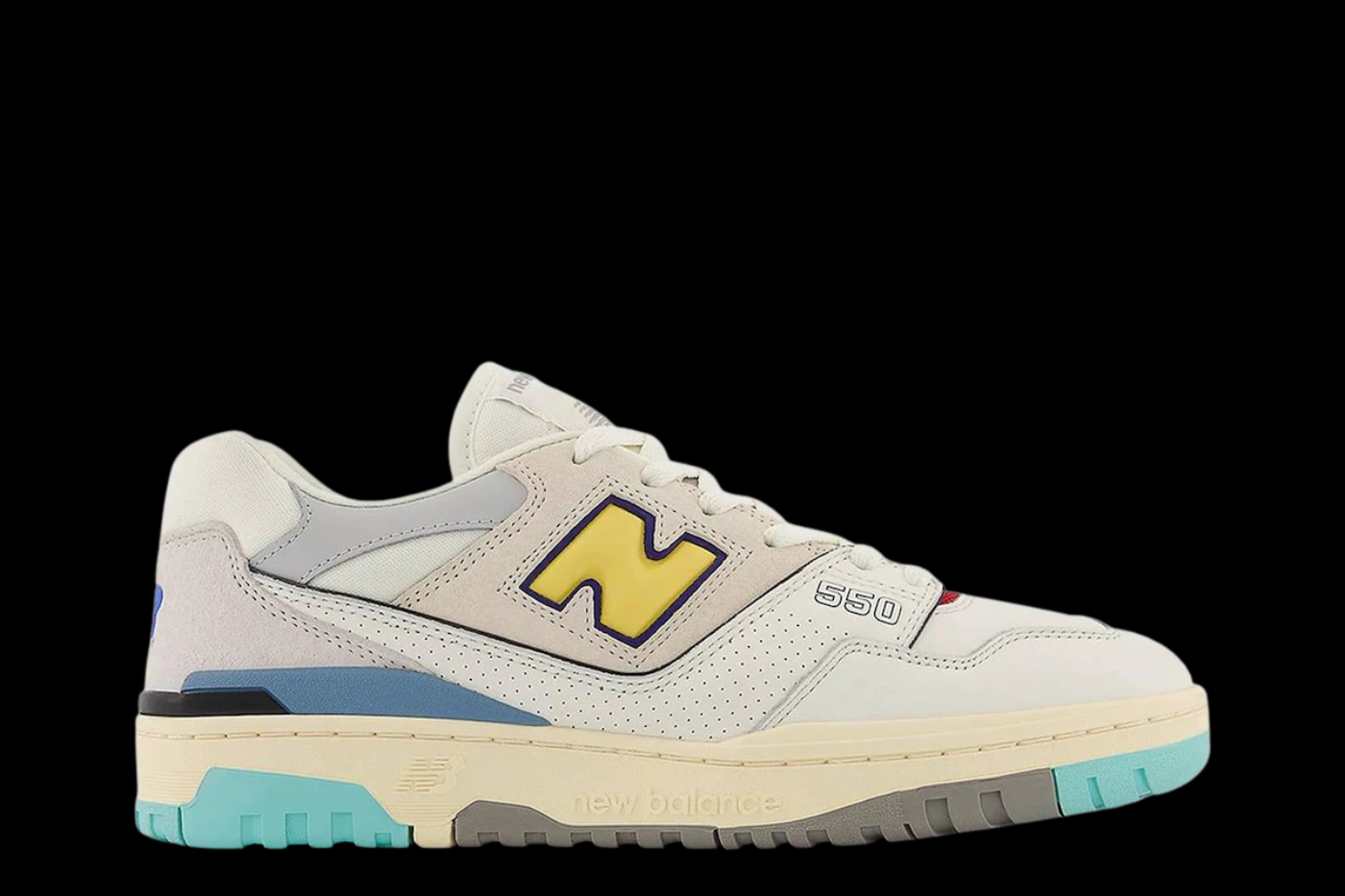 new balance 550 sea salt yellow