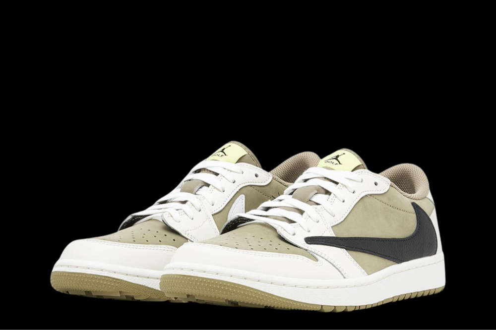 Jordan 1 Retro Low Golf Travis Scott Neutral Olive – KA21KICKS